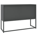 Sideboard Anthracite 105x35x75 cm Steel - Close-Up Angle