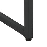 Highboard Black 80x35x135 cm Steel - Low Angle