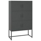 Highboard Anthracite 80x35x135 cm Steel