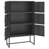 Highboard Anthracite 80x35x135 cm Steel