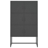 Highboard Anthracite 80x35x135 cm Steel