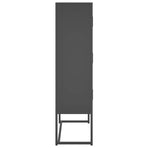 Highboard Anthracite 80x35x135 cm Steel