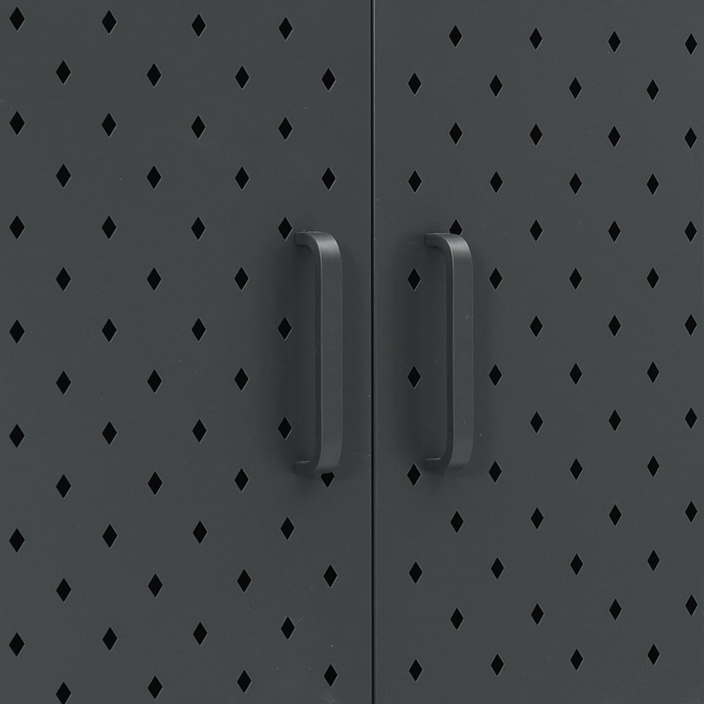 Highboard Anthracite 80x35x135 cm Steel