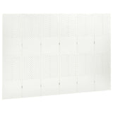 6-Panel Room Divider White 240x180 cm Steel