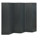 6-Panel Room Divider Anthracite 240x180 cm Steel
