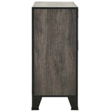 Storage Cabinet Grey 72x36x82 cm Metal and MDF