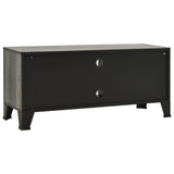 TV Cabinet Grey 105x36x47 cm Metal and MDF - 45-Degree Angle