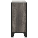 Storage Cabinet Grey 72x36x82 cm Metal and MDF