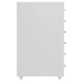 Mobile File Cabinet Grey 28x41x69 cm Metal