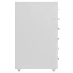 Mobile File Cabinet Grey 28x41x69 cm Metal