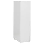 Mobile File Cabinet Grey 28x41x109 cm Metal