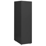 Mobile File Cabinet Anthracite 28x41x109 cm Metal - Top-Down View