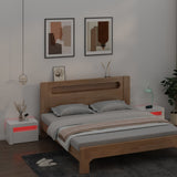 Bedside Cabinets 2 pcs with LEDs White 60x35x40 cm - Extra Image