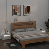 Bedside Cabinets 2 pcs with LEDs White 60x35x40 cm - Extra Image