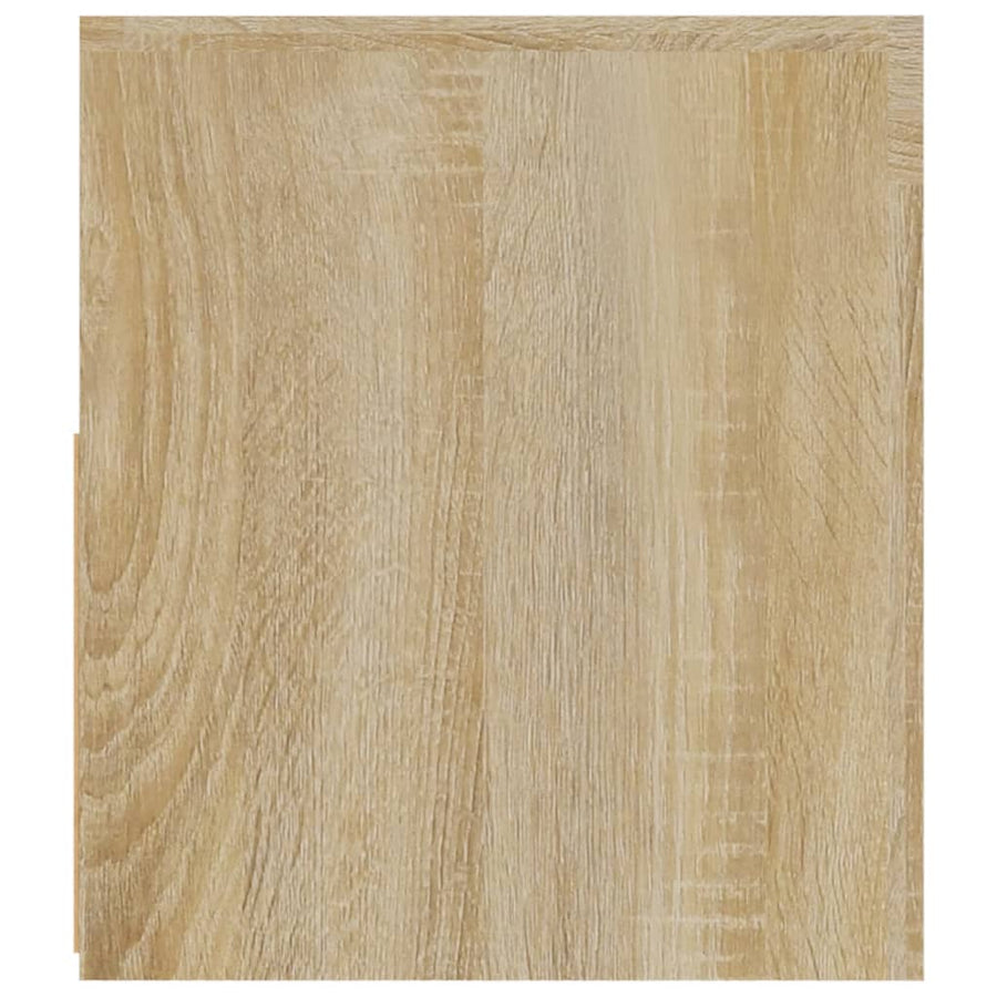Bedside Cabinets 2 pcs with LEDs Sonoma Oak 60x35x40 cm