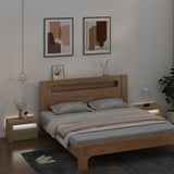 Bedside Cabinets 2 pcs with LEDs Sonoma Oak 60x35x40 cm - Extra Image
