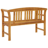 Garden Bench 114 cm Solid Acacia Wood - Top-Down View
