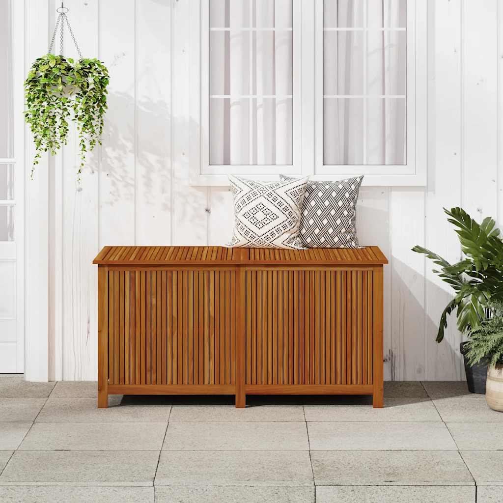 Garden Storage Box 150x80x75 cm Solid Wood Acacia