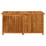 Garden Storage Box 150x80x75 cm Solid Wood Acacia - Top-Down View