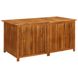 Garden Storage Box 150x80x75 cm Solid Wood Acacia - Rear View