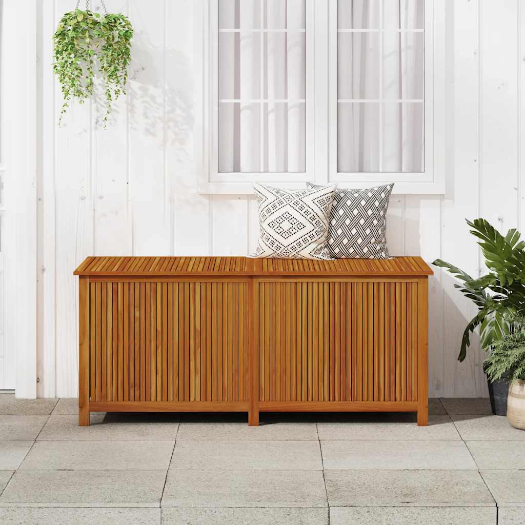Garden Storage Box 175x80x75 cm Solid Wood Acacia