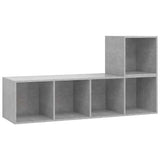2 Piece TV Cabinet Set Concrete Grey Engineered Wood