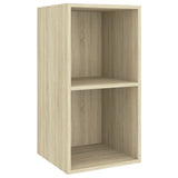 4 Piece TV Cabinet Set Sonoma Oak Engineered Wood - Top-Down View