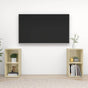2 Piece TV Cabinet Set Sonoma Oak 72x35x36,5 cm Engineered Wood