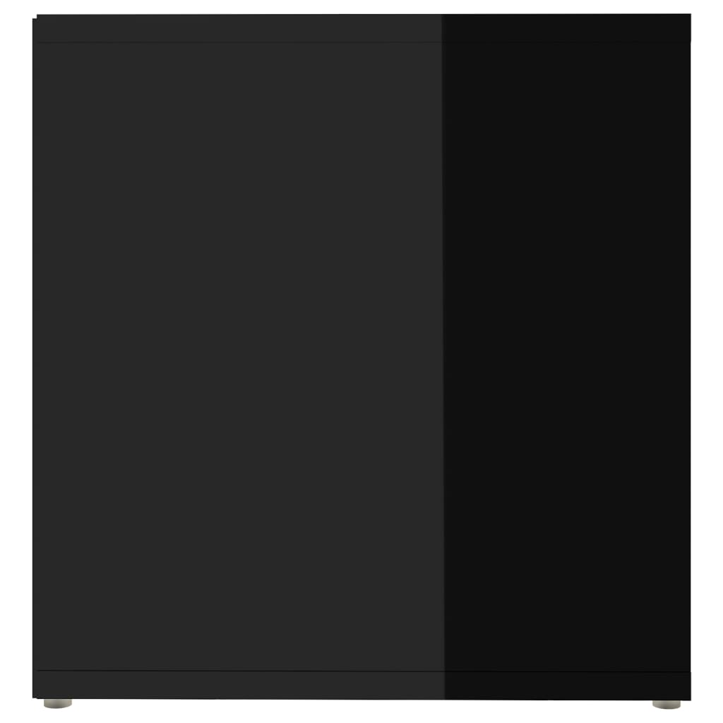 TV Cabinets 2 pcs High Gloss Black 72x35x36.5 cm Engineered Wood