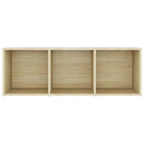 TV Cabinets 2 pcs Sonoma Oak 107x35x37 cm Engineered Wood - 45-Degree Angle