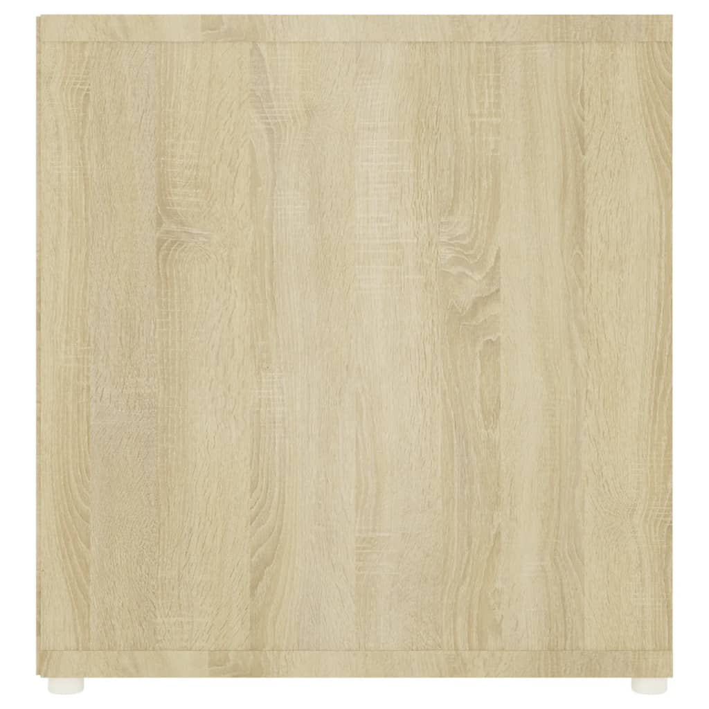 TV Cabinets 2 pcs Sonoma Oak 107x35x37 cm Engineered Wood