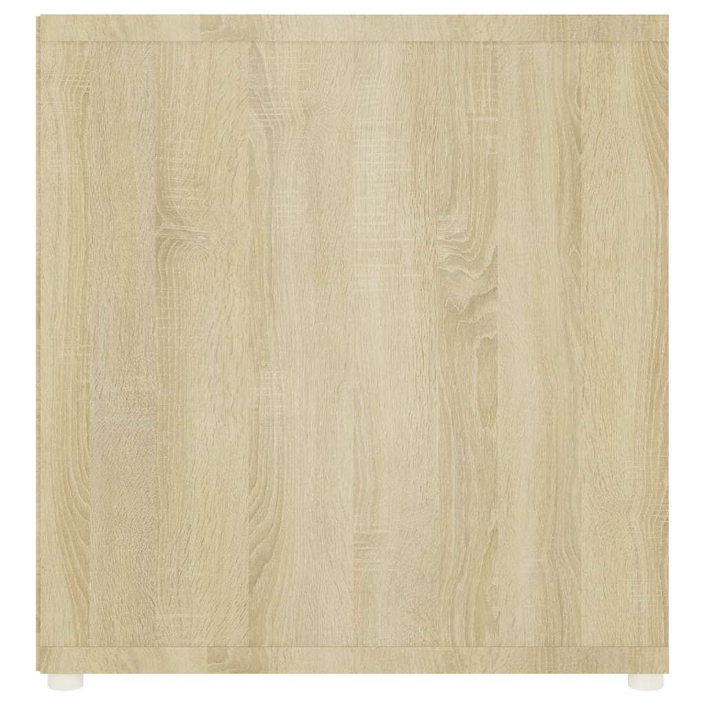 2 Piece TV Cabinet Set Sonoma Oak 107x35x37 cm Engineered Wood