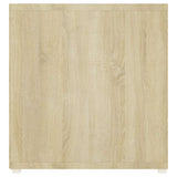 2 Piece TV Cabinet Set Sonoma Oak 107x35x37 cm Engineered Wood