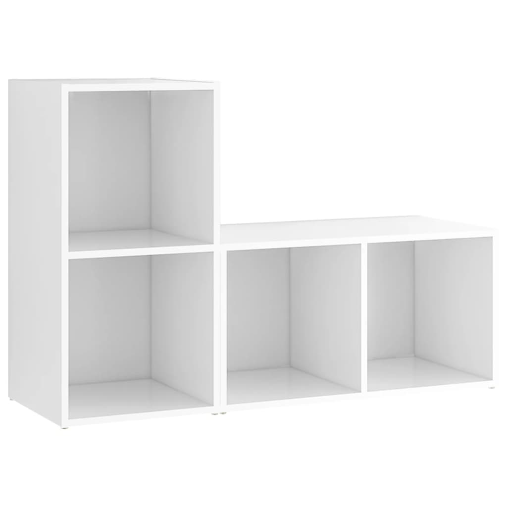 TV Cabinets 2 pcs White 72x35x36.5 cm Engineered Wood