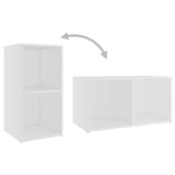 TV Cabinets 2 pcs White 72x35x36.5 cm Engineered Wood - Close-Up Angle
