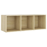 TV Cabinets 3 pcs Sonoma Oak 107x35x37 cm Engineered Wood - Top-Down View