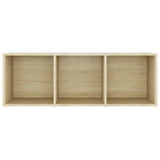 TV Cabinets 3 pcs Sonoma Oak 107x35x37 cm Engineered Wood - 45-Degree Angle