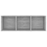 TV Cabinets 3 pcs Concrete Grey 107x35x37 cm Engineered Wood - 45-Degree Angle