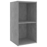TV Cabinets 4 pcs Concrete Grey 72x35x36.5 cm Engineered Wood - Rear View