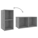 TV Cabinets 4 pcs Concrete Grey 72x35x36.5 cm Engineered Wood - Close-Up Angle