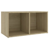 3 Piece TV Cabinet Set Sonoma Oak Engineered Wood - Top-Down View