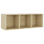 3 Piece TV Cabinet Set Sonoma Oak Engineered Wood