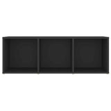 4 Piece TV Cabinet Set Grey 107x35x37 cm Engineered Wood - 45-Degree Angle