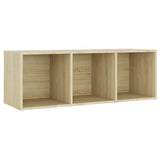 4 Piece TV Cabinet Set Sonoma Oak 107x35x37 cm Engineered Wood