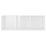 TV Cabinets 4 pcs High Gloss White 107x35x37 cm Engineered Wood