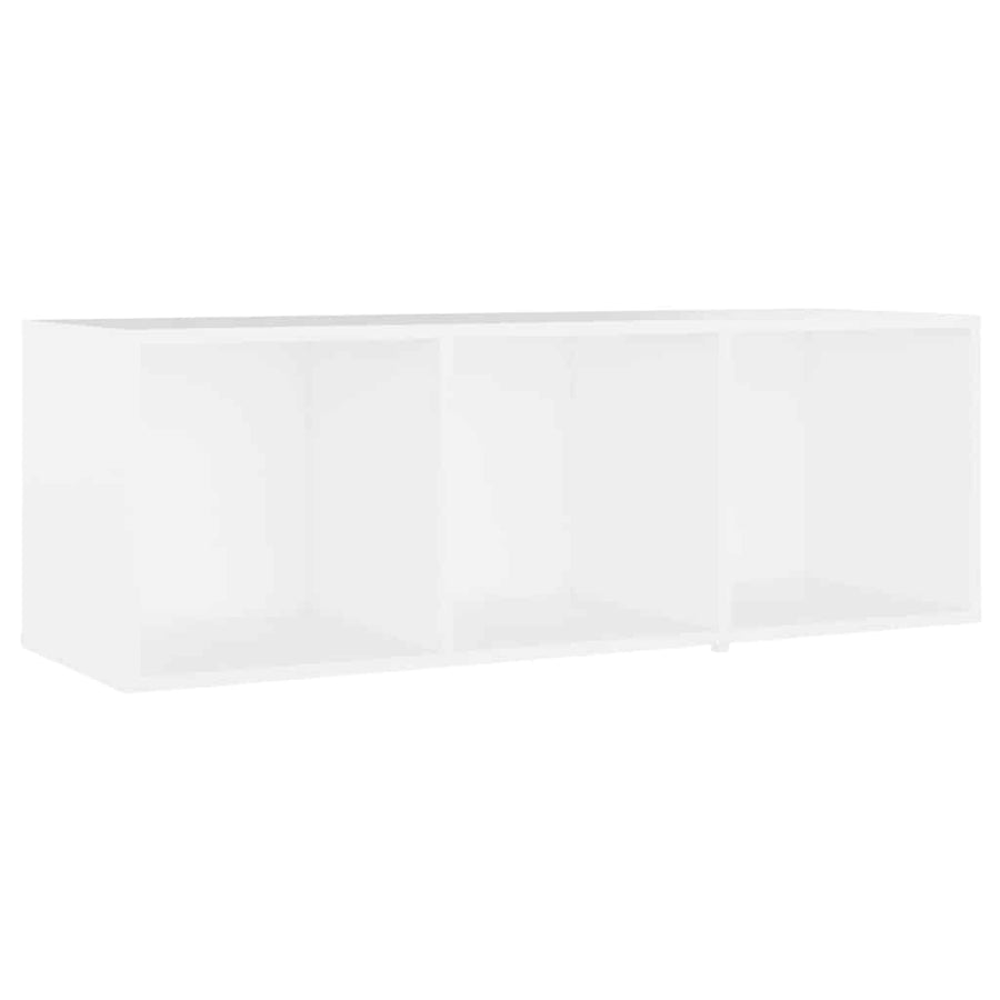 3 Piece TV Cabinet Set White Engineered Wood