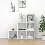 3 Piece TV Cabinet Set White Engineered Wood