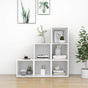 3 Piece TV Cabinet Set White Engineered Wood