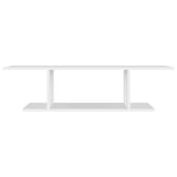 Wall Mounted TV Cabinet White 103x30x26.5 cm - Top-Down View