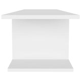 Wall Mounted TV Cabinet White 103x30x26.5 cm - 45-Degree Angle